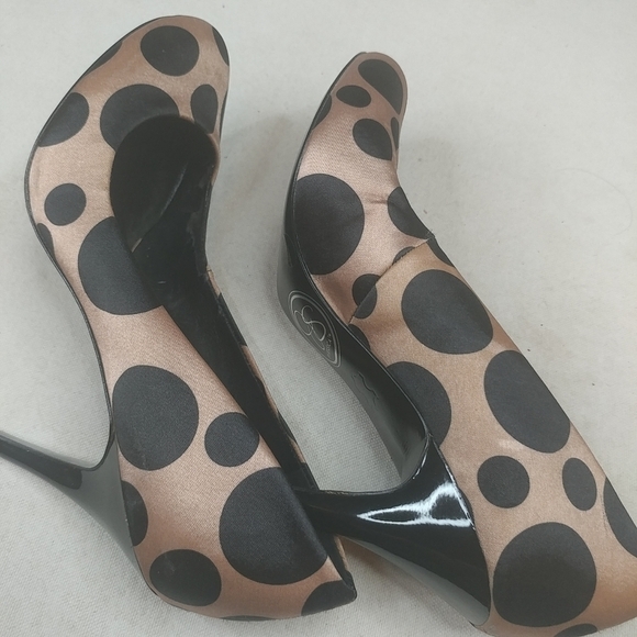 Women's JS by Jessica Simpson Polka Dot Pumps - Si - Picture 5 of 8
